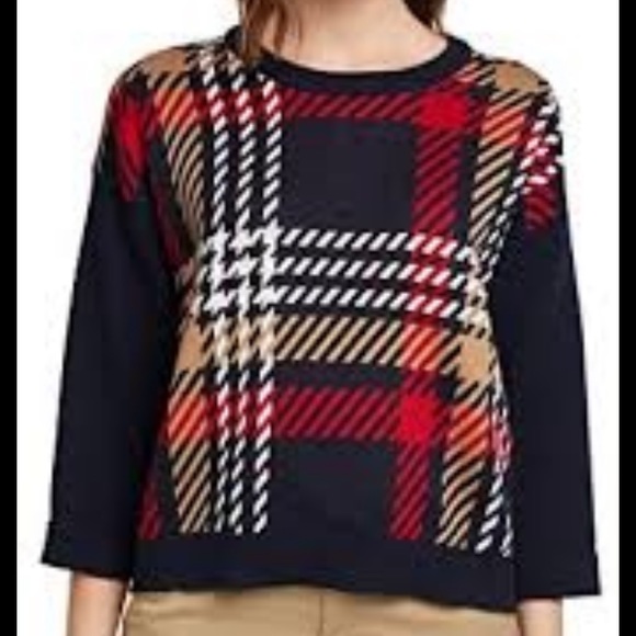 New! Esprit tartan sweater - Picture 2 of 8